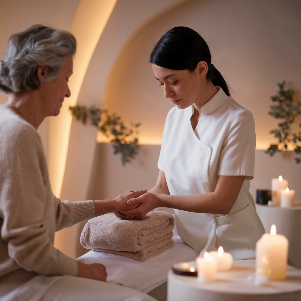 Hand and Shoulder Massage